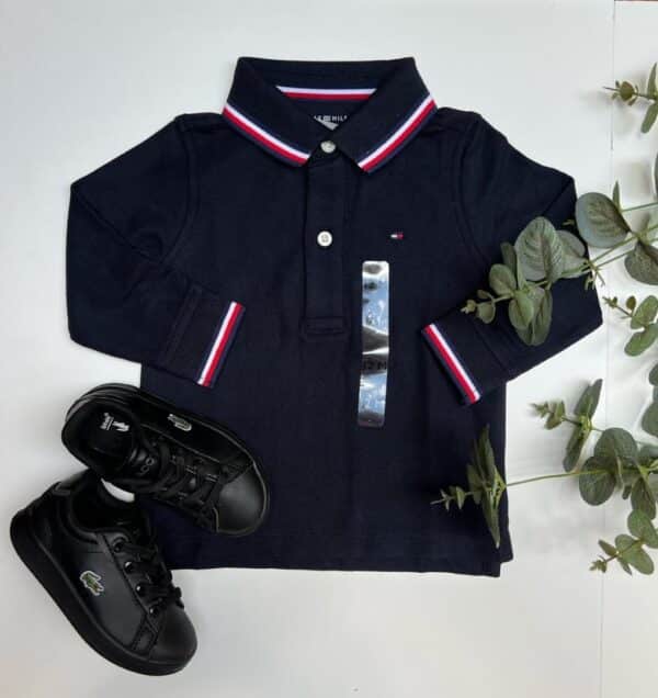 Camisa Polo tommy Hilfiger Manga Longa